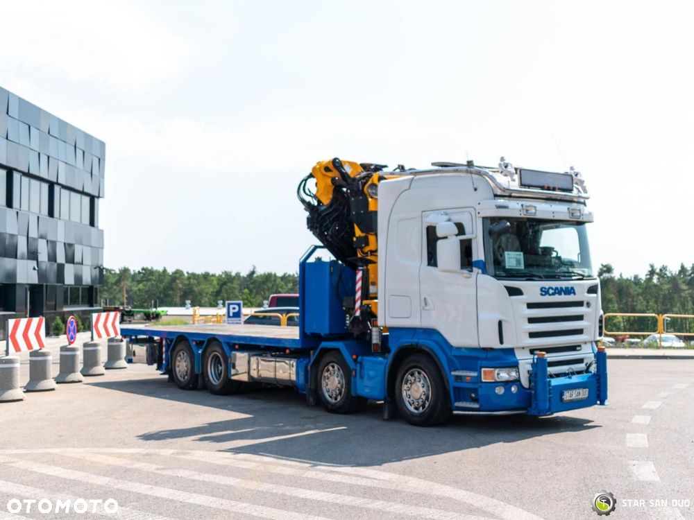 Scania R500 8x2 PALFINGER PK 85002 Fly Jib Wciągarka HDS Żuraw Crane - 7