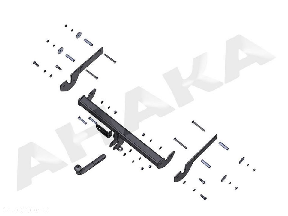 Hak Holowniczy Odkręcany Do Ford Mondeo Sedan 2000-2007 - 4