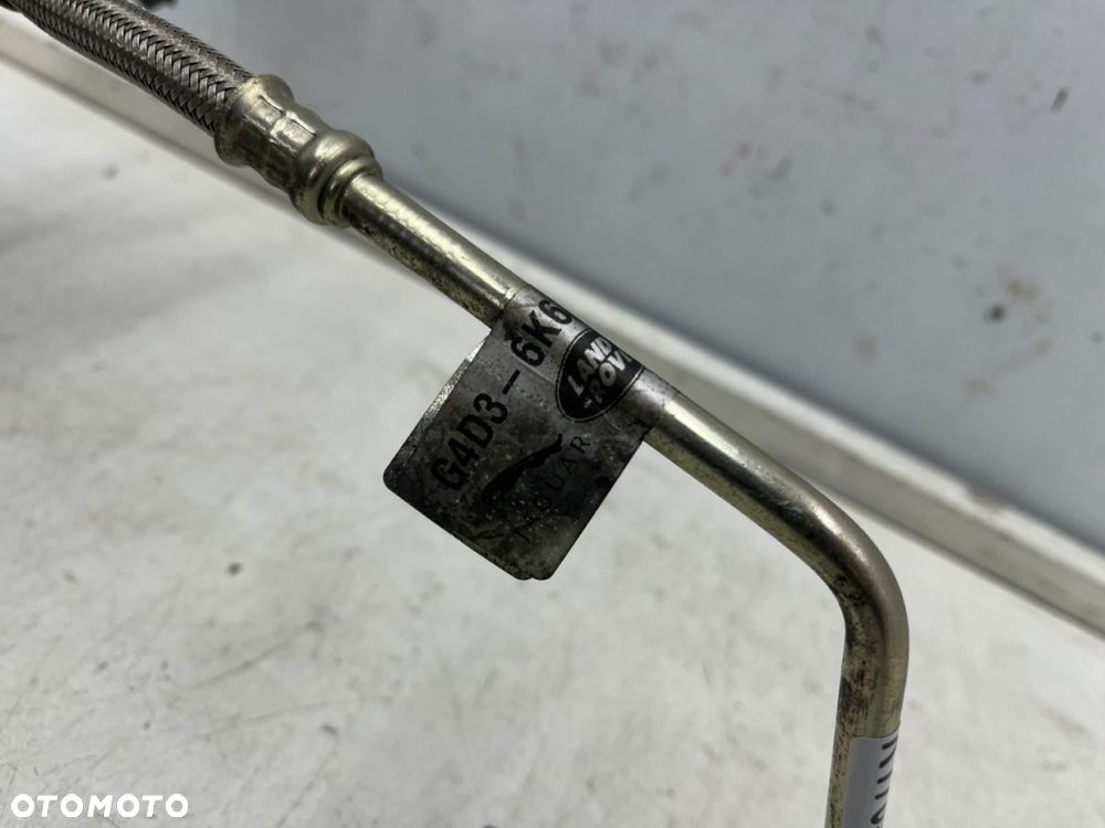 Rura Jaguar XE XF F-Pace Land Rover Range Rover 2.0d przewód oleju turbiny wąż g4d3-6k679-fb - 5