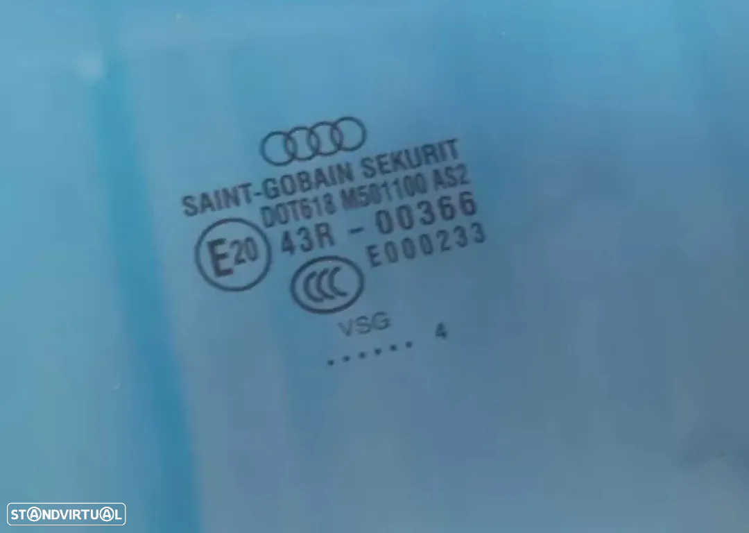 Vidro da porta frente esquerda originais duplo para Audi A8 d3 4e0 2003+ (3x no estoque) - 4