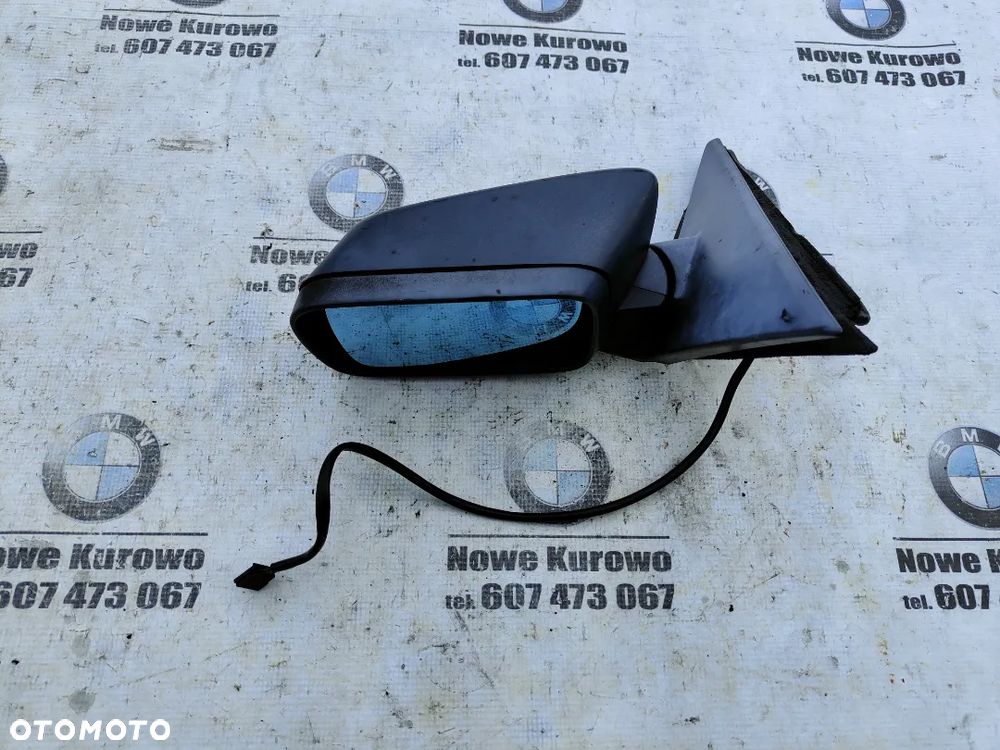 BMW E46 Lusterko lewe czarne 5 pinów Europa