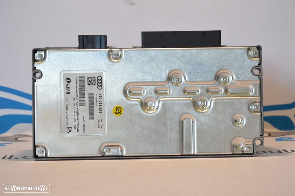 RADIO SOM DISPOSITIVO AMPLIFICADOR SONORO 8T1035223 AUDI A5 8T3 SLINE S-LINE S LINE A4 B8 8K - 3