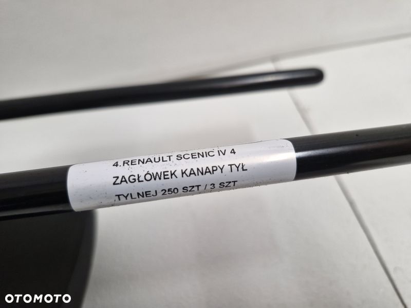 RENAULT SCENIC IV 4 ZAGŁÓWEK KANAPY TYŁ TYLNEJ - 5