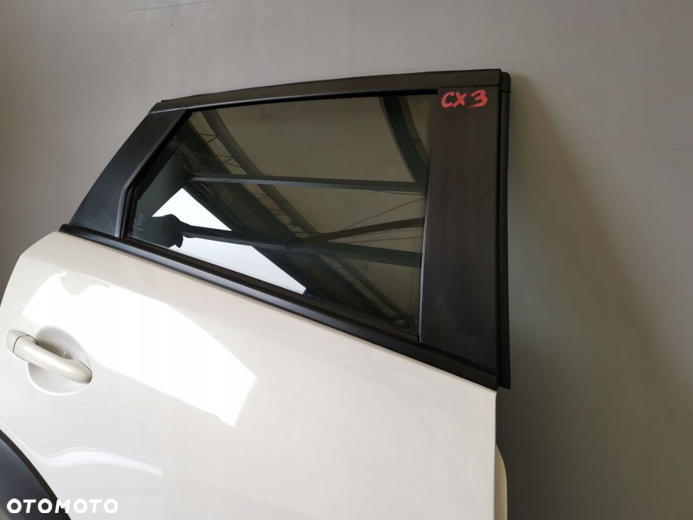 MAZDA CX-3 CX3 DRZWI TYL TYLNE PRAWE BIAŁA PERŁA 25D - 4
