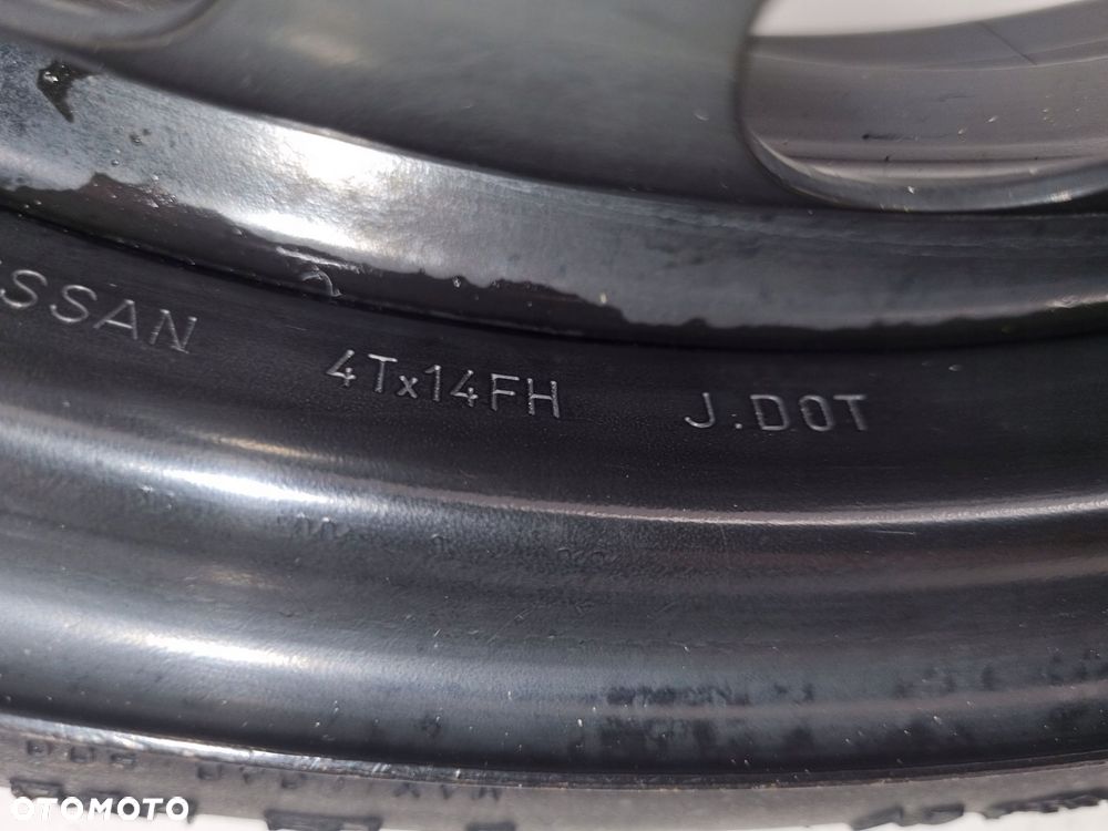 KOŁO DOJAZDOWE ZAPASOWE Nissan Micra K12 Note 105/70 R14 4x100 40300AX677 - 6