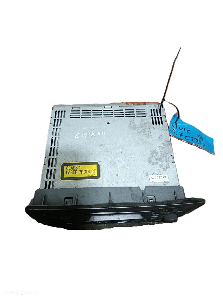 HONDA CIVIC VII 01-06 radioodtwarzacz radioodbiornik radio 39101S5SG510M1 * - 2