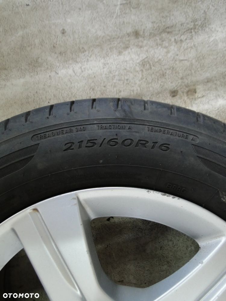 PEUGEOT CITROEN FELGA FELGI ALUMINIOWE OPONY 7x16 ET-46 215/60R16 - 17