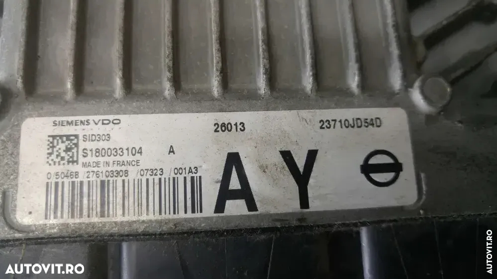 Ecu calculator motor 1.5 dci nissan qashqai j10 nj10 jj10e 23710jd54d - 2