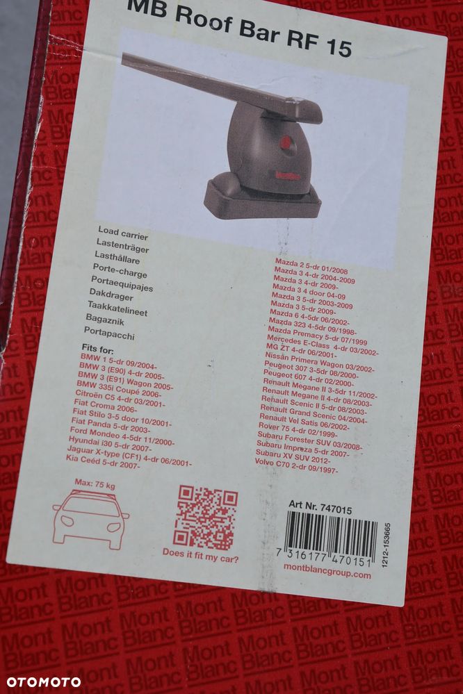 Bagażnik dachowy RF15 BMW 1-series 3-serie Panda Stilo MAZDA RENAULT i30 - 7