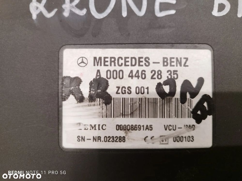 Sterownik VCU A0004462835 ECU TEMIC 00008691A5 Krone Big-X V8 - 4