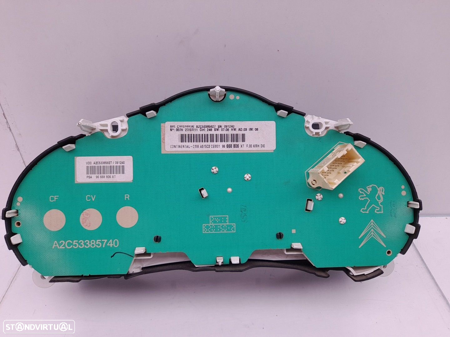 Quadrante / painel de instrumentos CITROËN C3 II (SC_) - 2