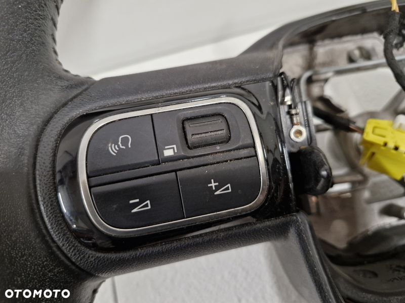 citroen c3 aircross 1 i kierownica multifunkcja skóra skórzana 98118752zd - 2