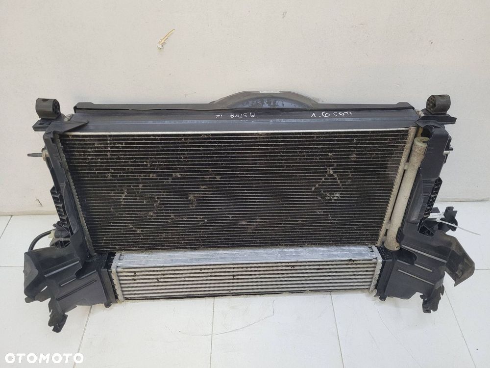 opel astra k 1.4 t 1.6 cdti komplet chłodnic chłodnice wentylator 13356651 - 2