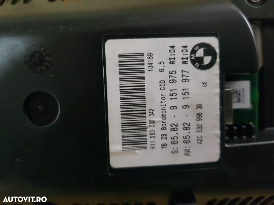Dysplay Bord Navigatie LCD Bmw Seria 5 E60 E61 Cod - 5