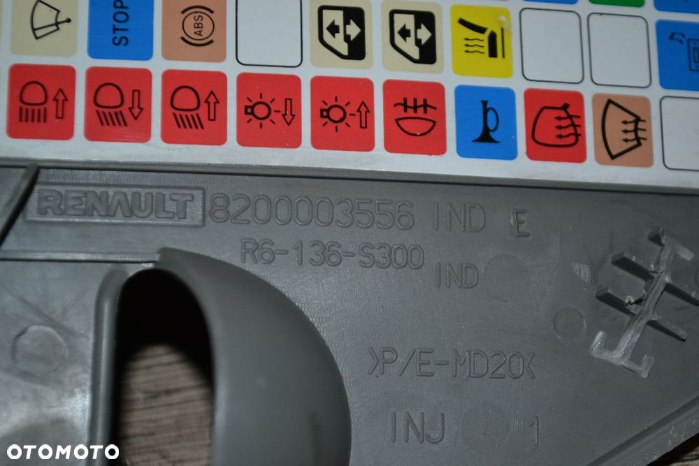 OPEL VIVARO RENAULT TRAFIC UCHWYT KUBKA LEWY OSŁONA LEWA DESKI 8200003556 - 5