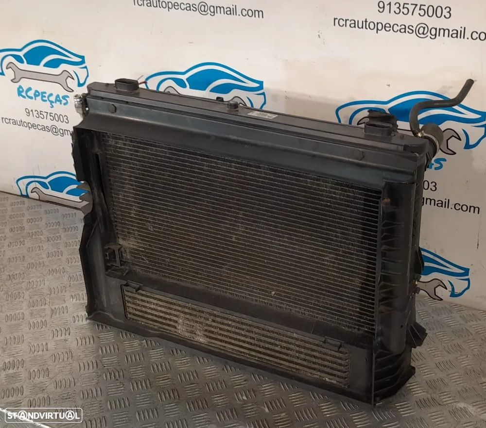 RADIADOR ÁGUA  VENTILADOR ARREFECIMENTO MOTOR INTERCOOLER AC AR CONDICIONADO BMW SERIE 5 E60 E61 3.0D - 3