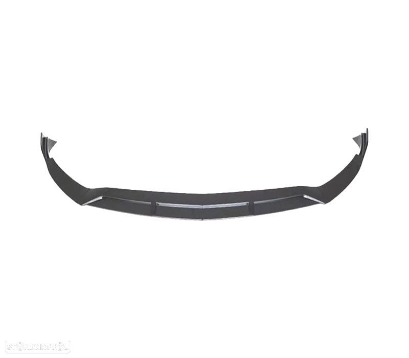 SPOILER LIP MERCEDES CLASSE A W177 18-22 LOOK BRABUS PRETO BRILHANTE - 2