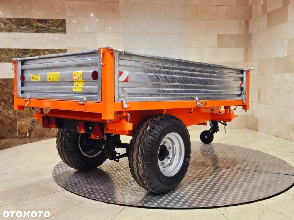 Inny Przyczepka jednoosiowa rolnicza 3 T z hamulcem  hydraulicznym Raty Transport - 3