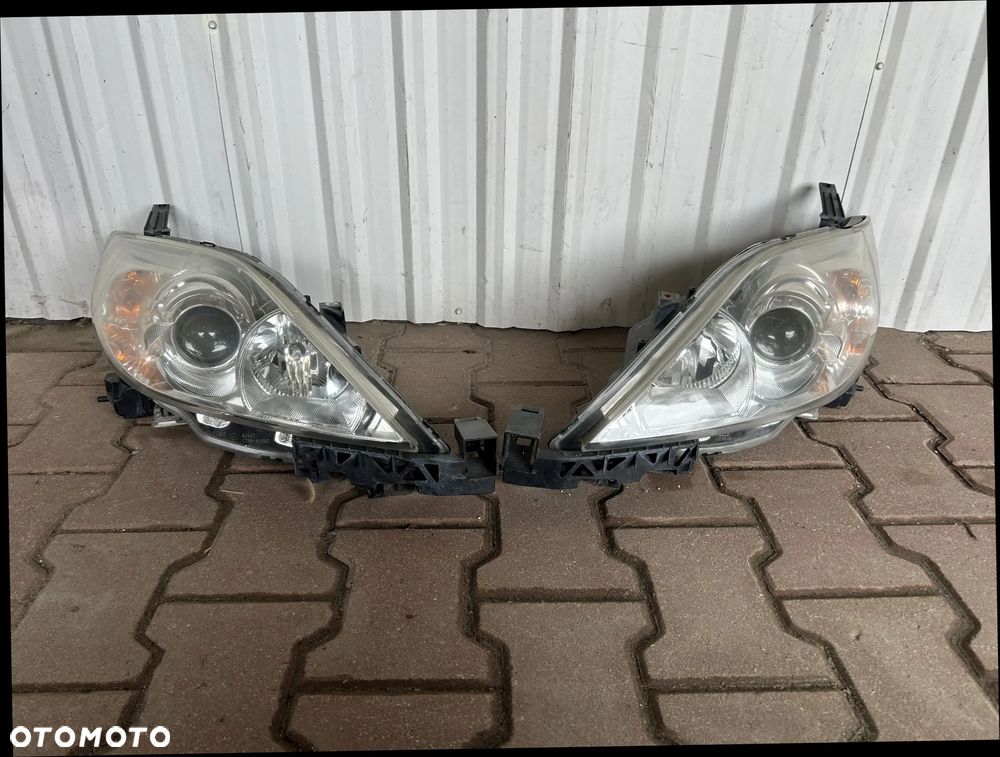 MAZDA 5 V CR I 2005-2008 LAMPA PRZÓD PRZEDNIA LEWA PRAWA REFLEKTOR LEWY PRAWY PRZEDNI XENON KSENON XENONY KSENONY LAMPY REFLEKTORY KOMPLET KOMPLETNE EUROPA - 1