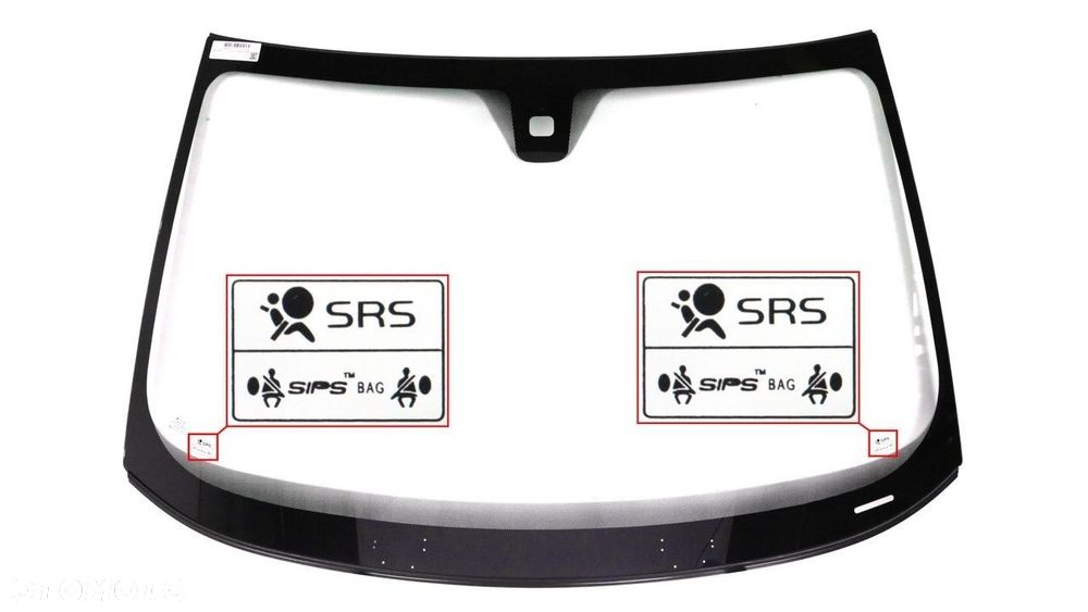 SZYBA DO VOLVO S80 II/ V70 III / XC70 II 07-09 +SENS - 2