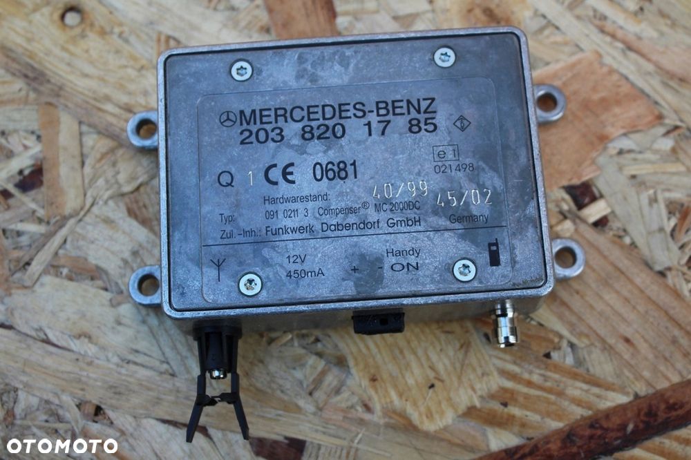 Wzmacniacz anteny moduł mercedes w215 2038201785 - 1