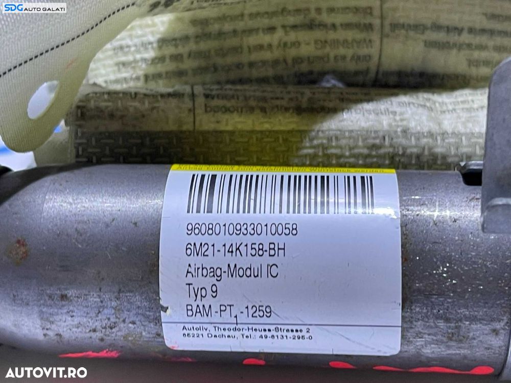 Set Airbag - uri Cortina Stanga Dreapta Ford Galaxy 2 2006 - 2014 Cod 6M21-14K158-BH 6M21-14K159-BH [Lc1506] - 9