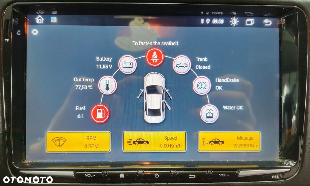 vw t5 lift radio samochodowe radioodtwarzacz android gps nawigacja - 2