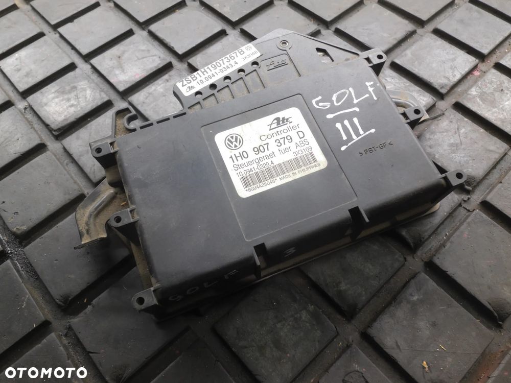 Sterownik moduł ABS VW GOLF III 1H0907379D POSIADAM 2 SZT - 1
