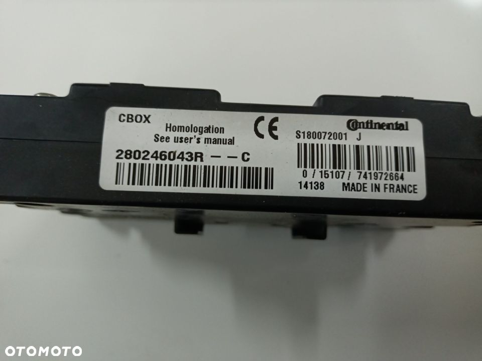 MODUŁ STEROWNIK TRAFIC VIVARO PRIMASTAR 2,0 DCI – 280246043R-C - 2
