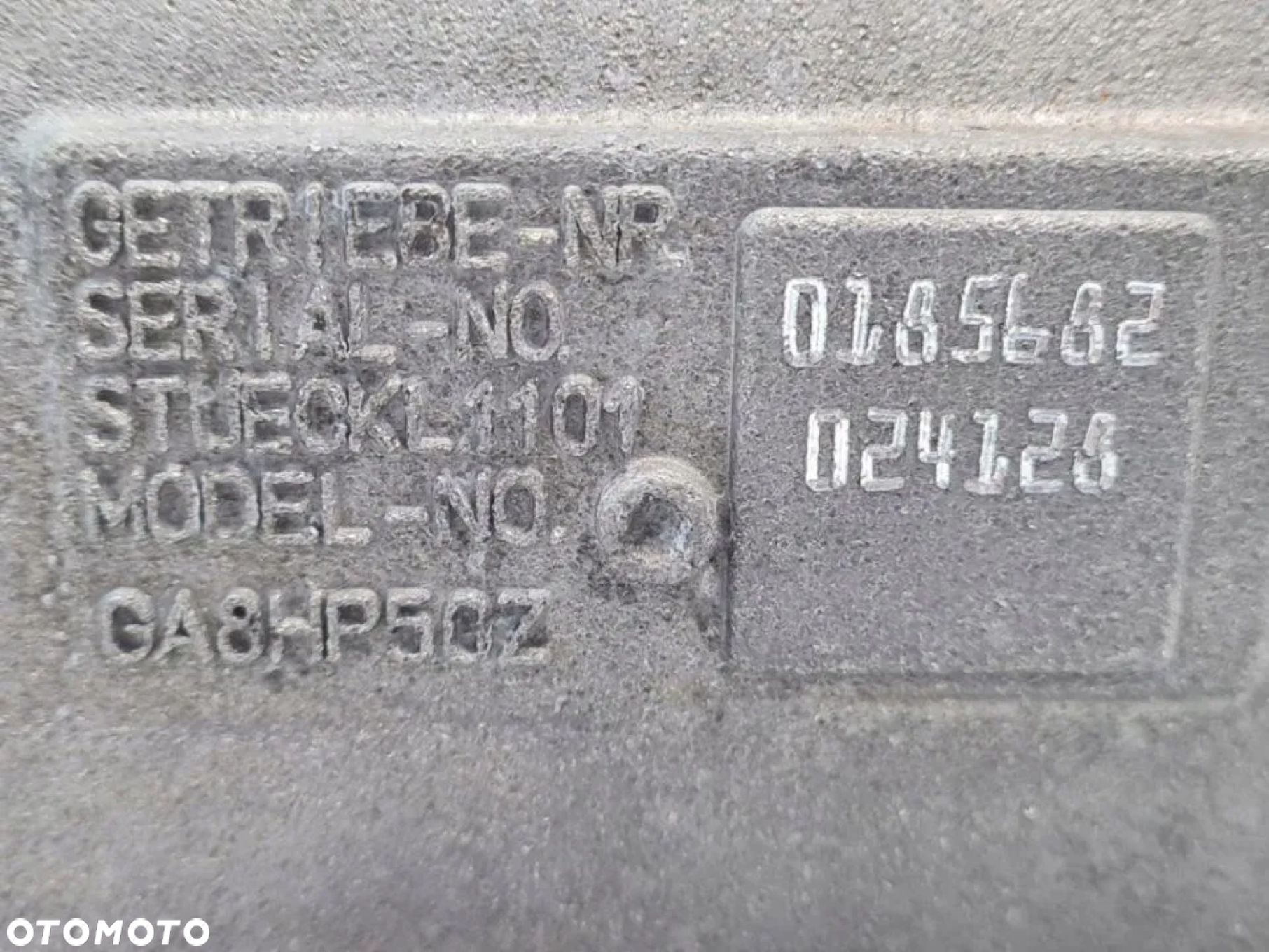 SKRZYNIA BIEGÓW BMW GA8HP50Z 124ZYC AUTOMAT 2.0 - 6