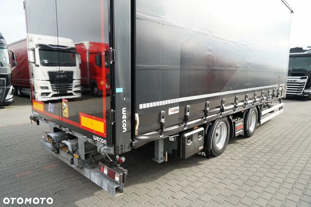 Wecon PRZYCZEPA - 7,7 M / TANDEM / PRZEJAZDOWA  / OŚ PODNOSZONA / SAF /  2023 ROK - 14