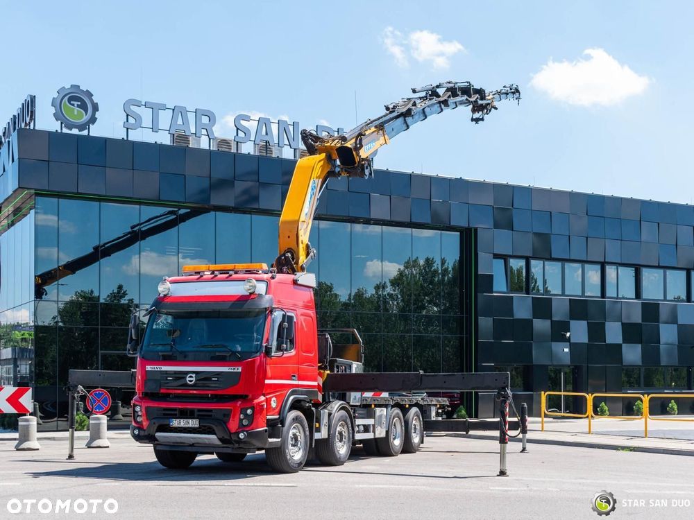 Volvo FMX 500 8x2 Effer 585 Fly Jib Wciągarka HDS Żuraw Crane - 2