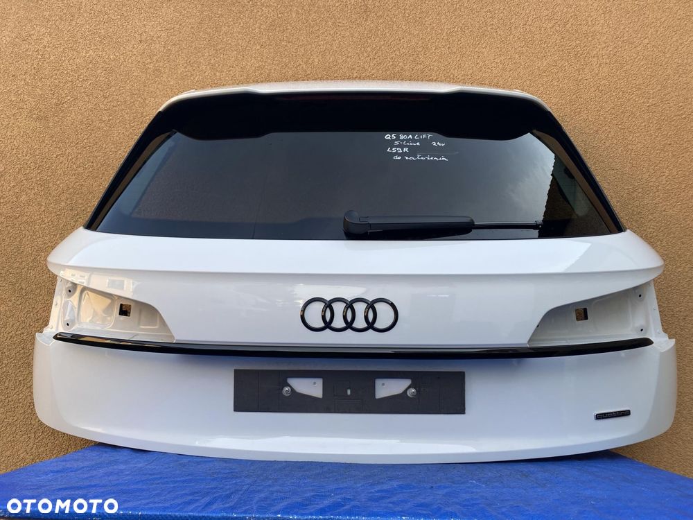 KLAPA BAGAŻNIKA AUDI Q5 80A LIFT LS9R / SZYBA BLENDA czarna - 11