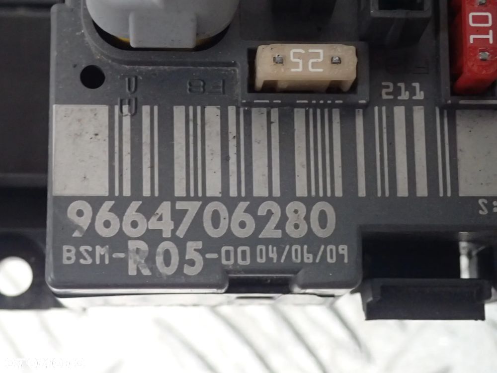 KOMPUTER MODUŁ BSM PEUGEOT CITROEN 9664706280 - 3