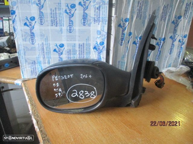 Espelho 6465000 PEUGEOT 206+ 2008 ESQ 5P ELETRICO - 1