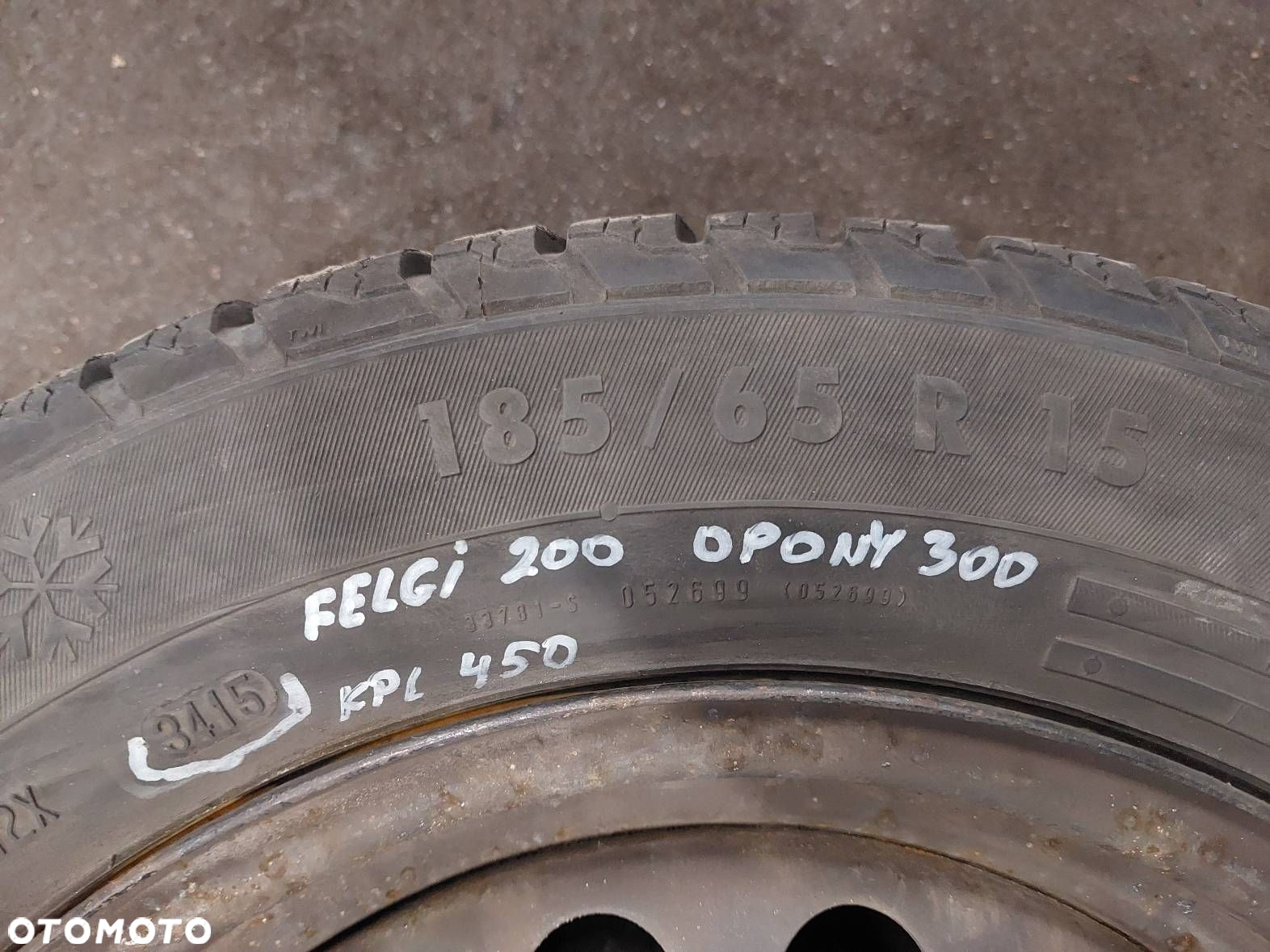 FELGI STALOWE 4 SZT 4X100 6Jx15 ET43 FI 56,6 OPEL MERIVA CORSA ASTRA - 2