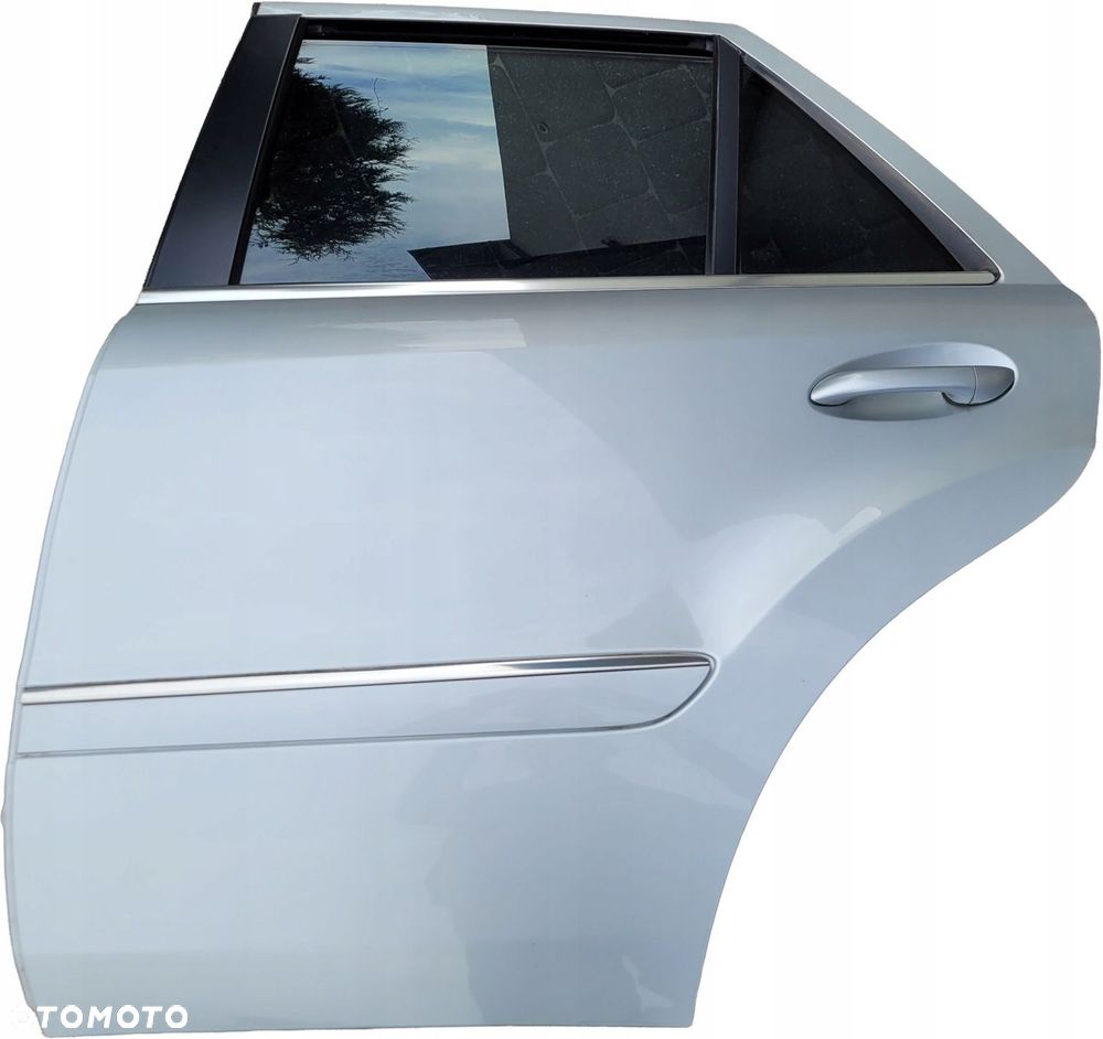 MERCEDES ML W164 LIFT DRZWI TYLNE TYŁ LEWE C775 SREBRNE KOMPLETNE