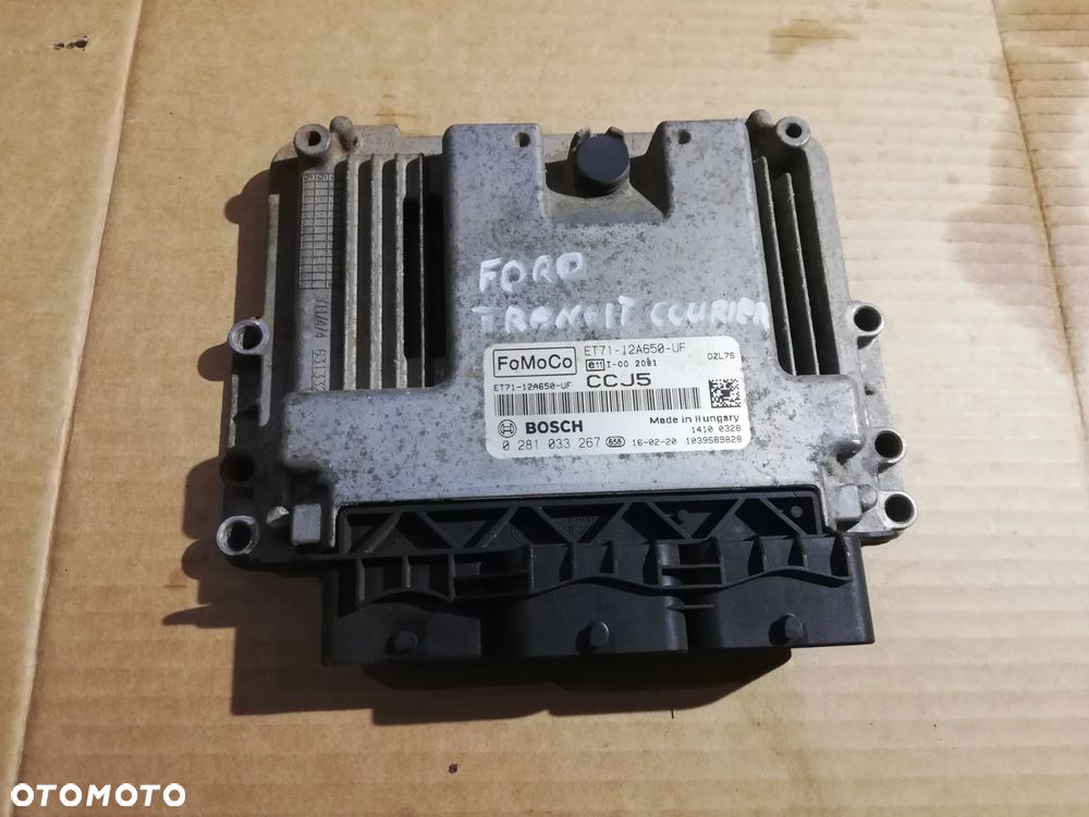 Ford Transit Courier MKII sterownik silnika ET71-12A650-UF 0281033267