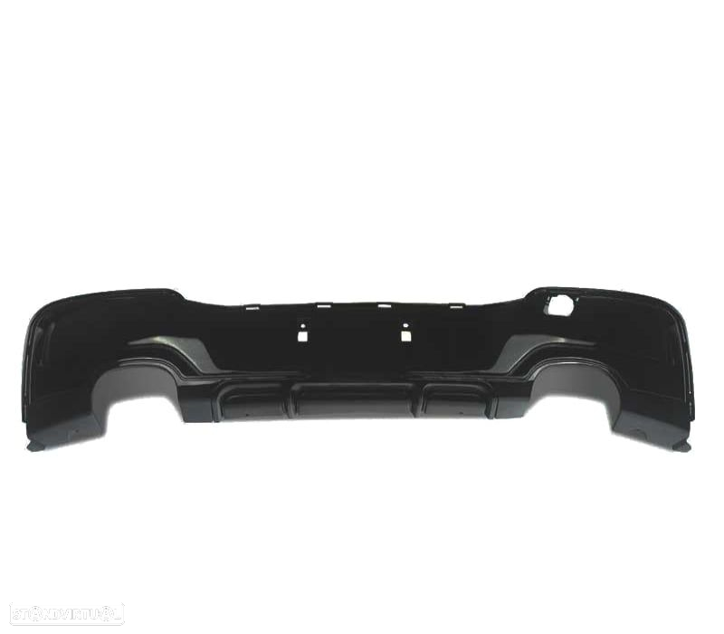DIFUSOR TRASEIRO PARA BMW SERIE 1 F20 F21 11- 4 SAIDAS LOOK M PERFORMANCE DUPLAS - 2