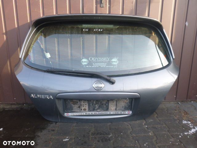 KLAPA TYŁ TYLNA KOMPLETNA NISSAN ALMERA N16 - 11