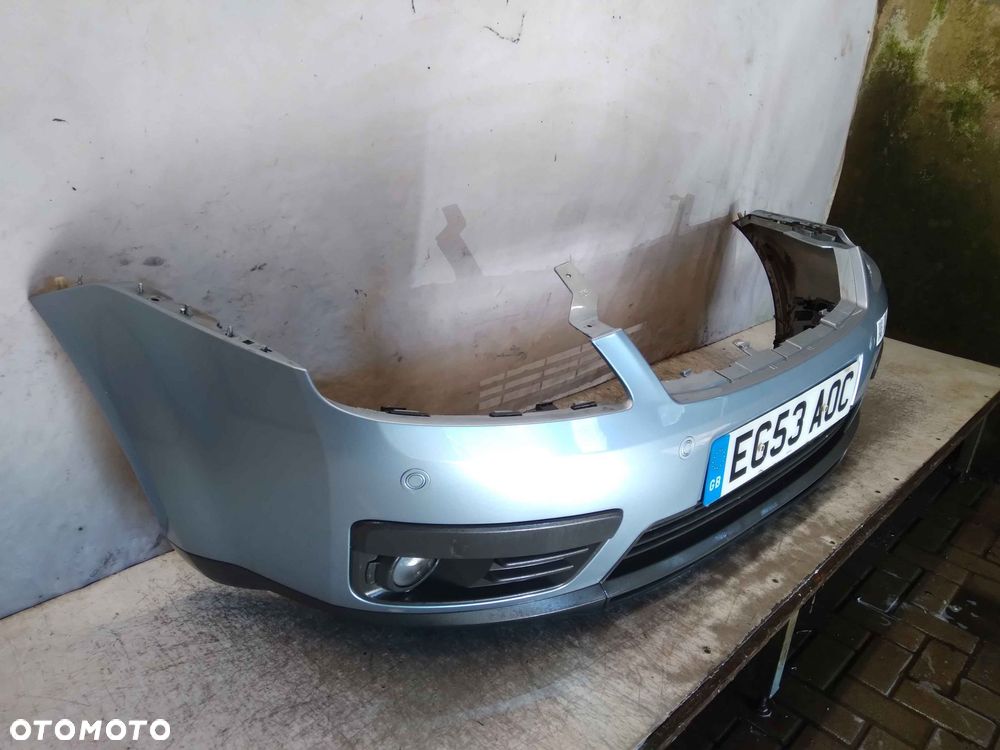 ^ ZDERZAK PRZÓD PRZEDNI DO FORD FOCUS C-MAX Z3 BŁĘKITNY PDC CZUJNIKI HALOGENY - 5