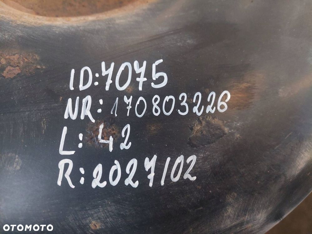 BUTLA GAZOWA LPG 42L 2027R PODWIESZANA PAPIER + ZAWÓR - 2