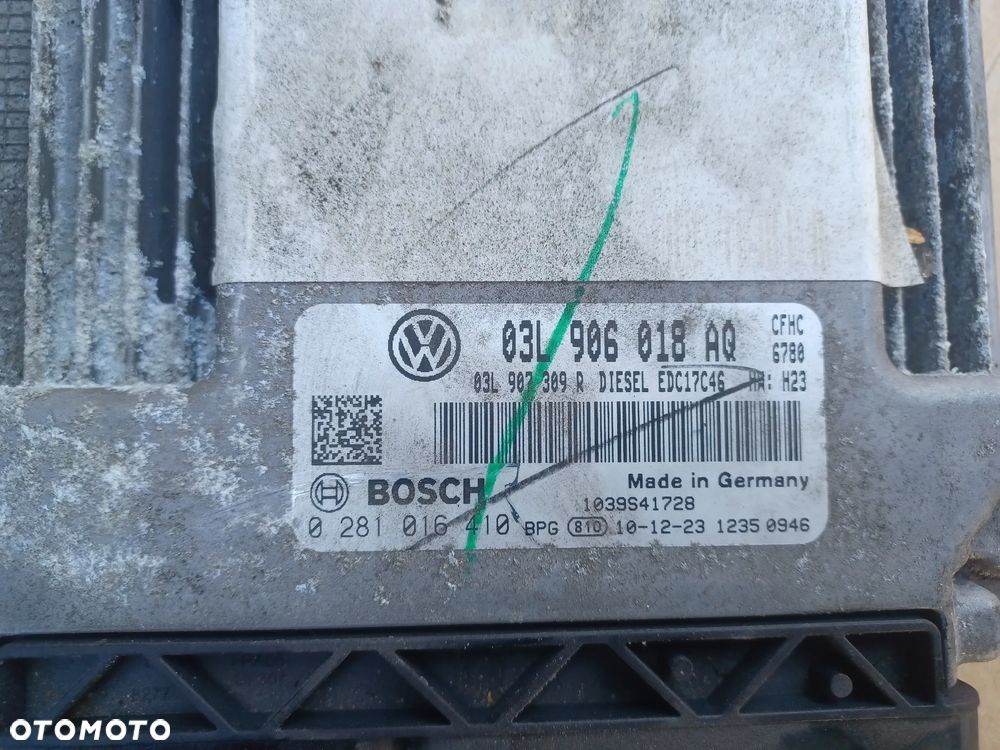 KOMPUTER SILNIKA GOLF VI 2.0 TDI 03L906018AQ - 2