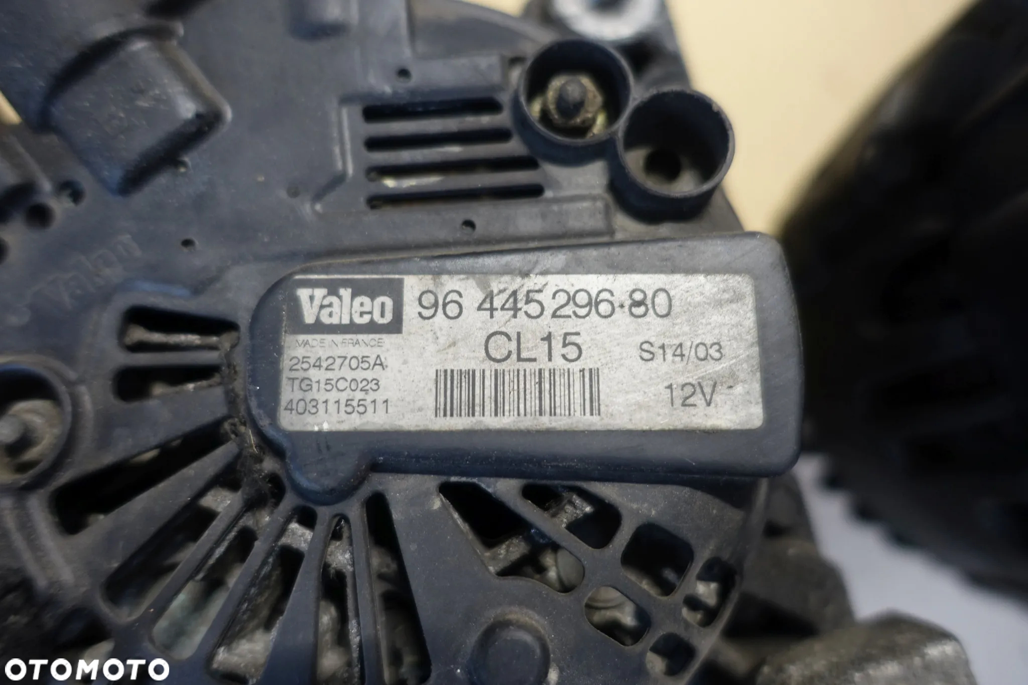 ALTERNATOR C3 C5 307 BERLINGO 1.4 1.6 2.0 HDI - 4