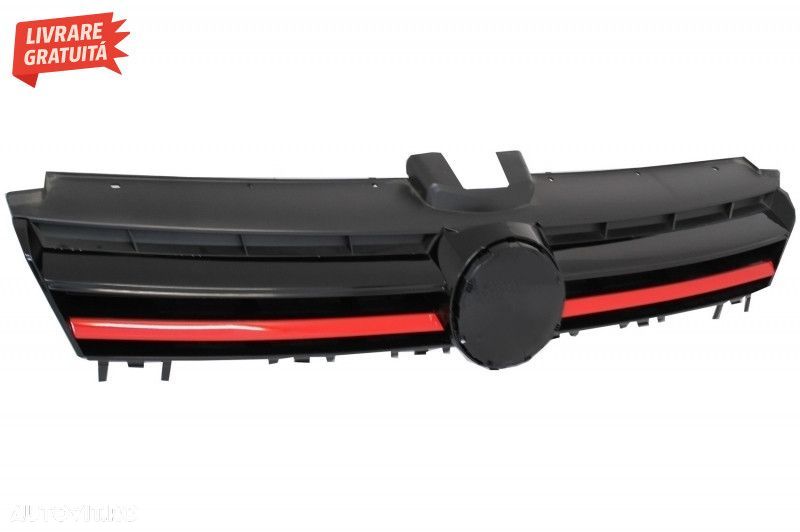 Ansamblu Faruri 3D Semnal Dinamic LED cu Grila VW Golf 7 VII (2012-201 - 3
