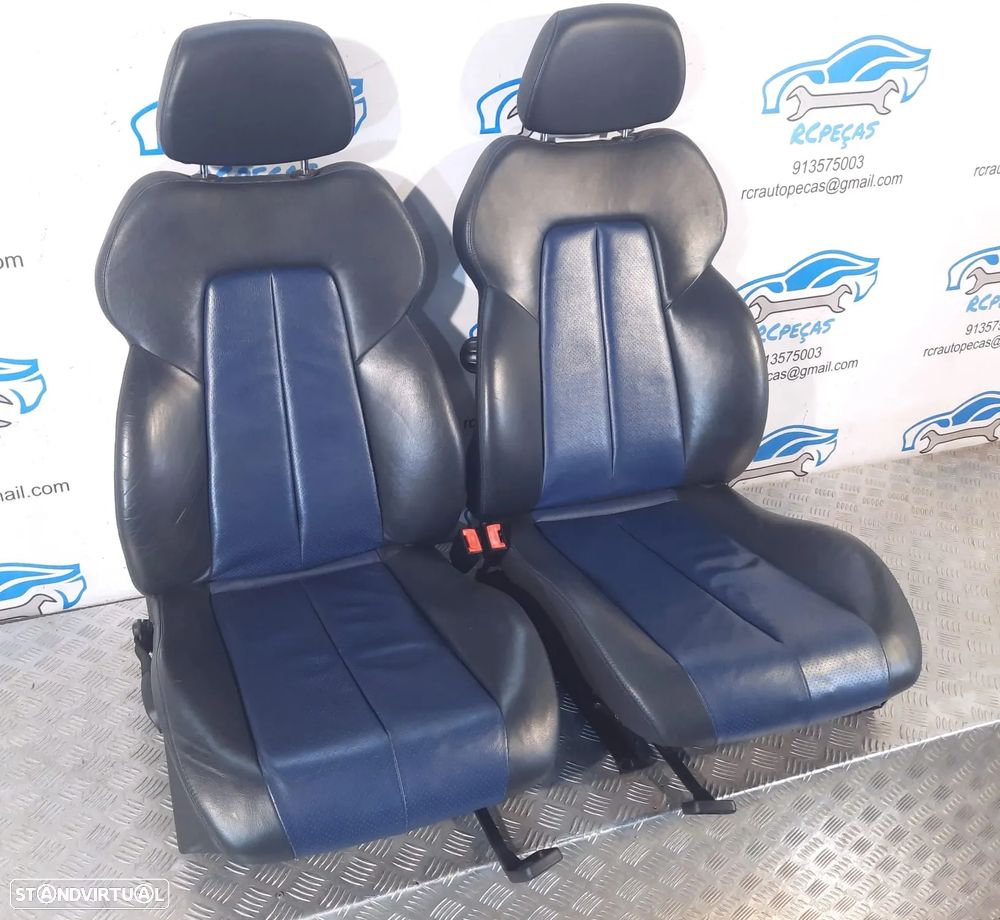 BANCO BANCOS MERCEDES BENZ CLASS SLK R170 A1719103530 1719103530 PELE FRENTE FRONTAL ORIGINAIS - 2