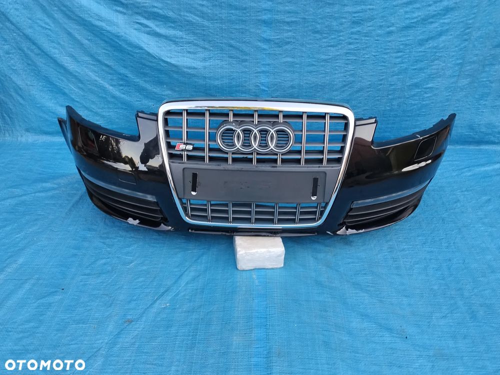 61F Zderzak przód przedni kompletny audi A6 S6  C6 SPRYSKI  wysyłka - 9