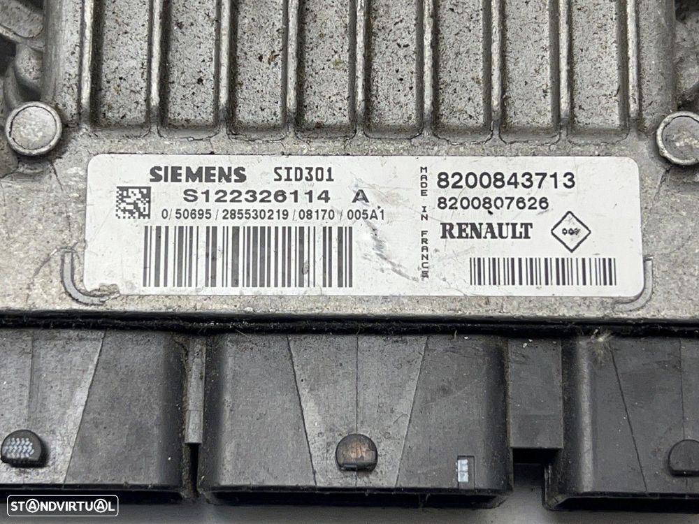 Centralina do motor ECU  Usado RENAULT SCENIC II 1.5 dCi S122326114A | 820084371... - 4
