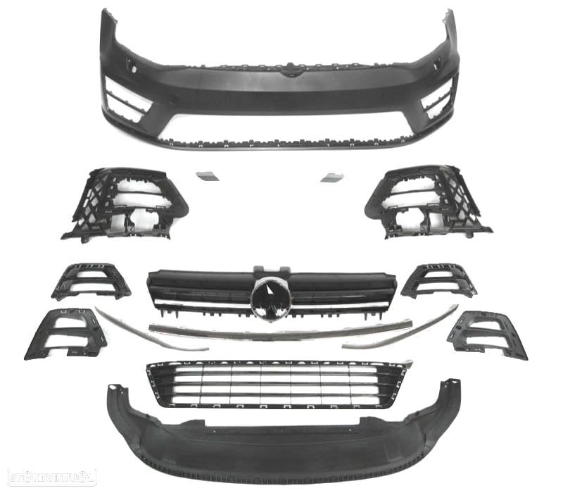 PARA-CHOQUES FRONTAL VOLKSWAGEN VW GOLF 7 12-17 LOOK R PDC - 4