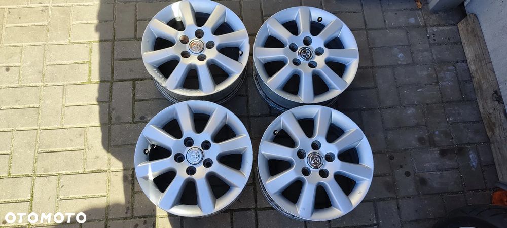 FELGI ALUMINIOWE 5x114.3 42611-05230 6.5Jx16 CALI ET45 TOYOTA KOMPLET AVENSIS T25 T27 VERSO AURIS 4 SZTUKI - 1